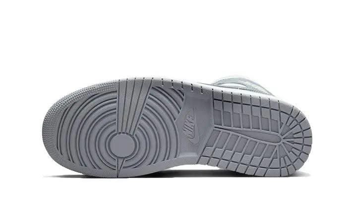 Air Jordan 1 Mid Grey Sail - MNR Sneakers