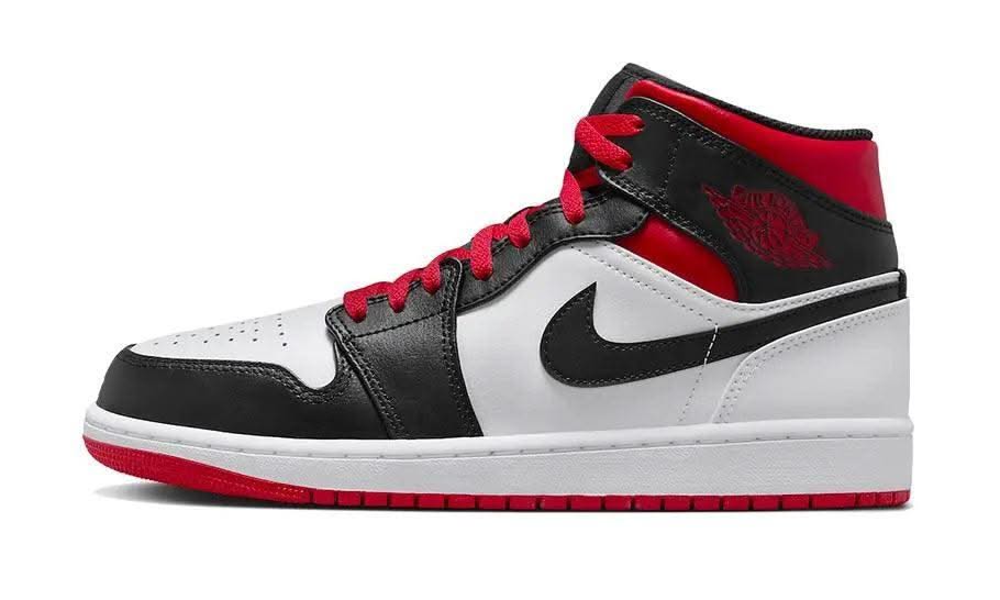 Air Jordan 1 Mid Gym Red Black Toe - MNR Sneakers