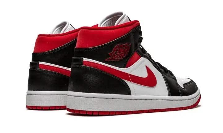 Air Jordan 1 Mid Gym Red Black White - MNR Sneakers
