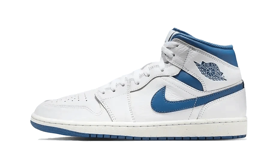 Air Jordan 1 Mid Industrial Blue - MNR Sneakers