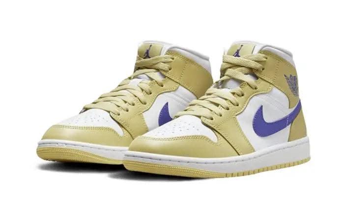 Air Jordan 1 Mid Lemon Wash Lapis - MNR Sneakers