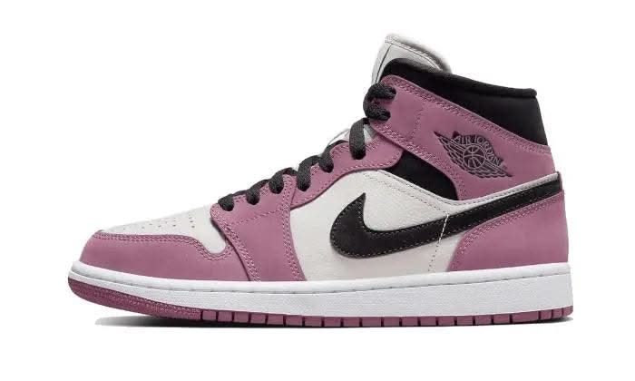 Air Jordan 1 Mid Light Mulberry - MNR Sneakers