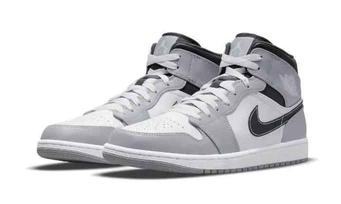 Air Jordan 1 Mid Light Smoke Grey Anthracite - MNR Sneakers