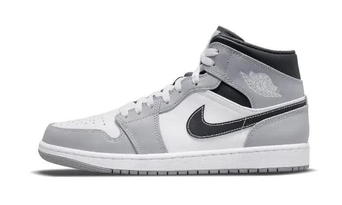 Air Jordan 1 Mid Light Smoke Grey Anthracite - MNR Sneakers