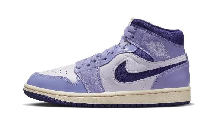 Air Jordan 1 Mid Purple Chenille - MNR Sneakers