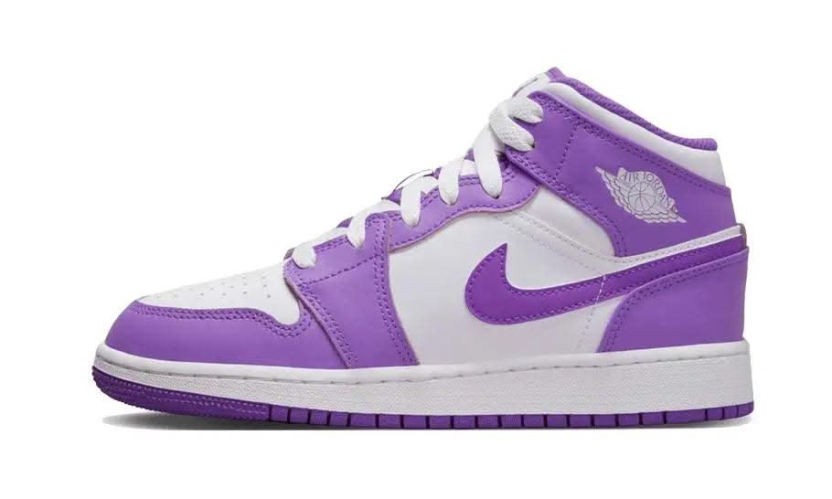 Air Jordan 1 Mid Purple Venom - MNR Sneakers