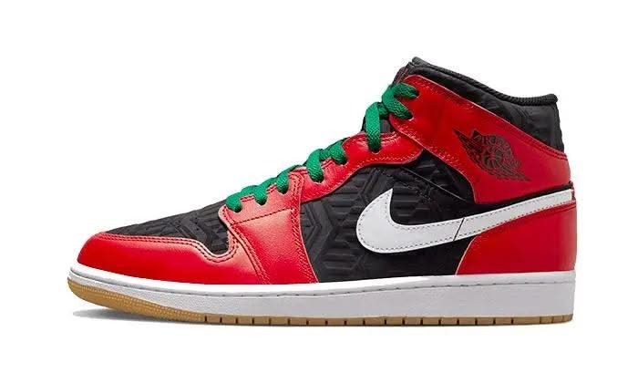 Air Jordan 1 Mid SE Christmas - MNR Sneakers
