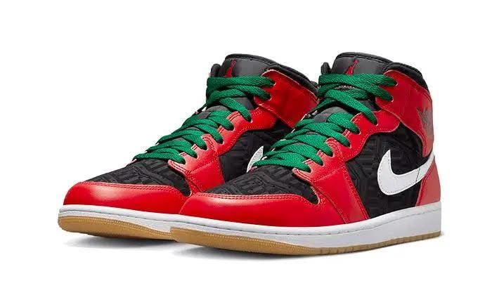 Air Jordan 1 Mid SE Christmas - MNR Sneakers