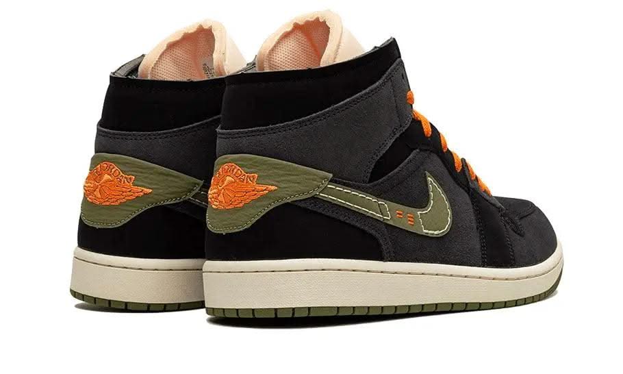 Air Jordan 1 Mid SE Craft Anthracite Light Olive - MNR Sneakers