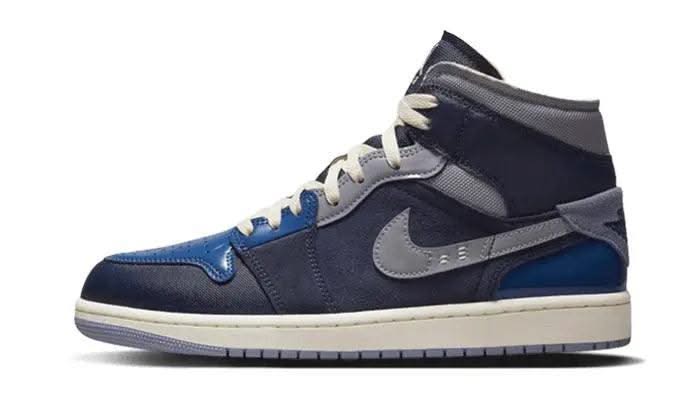 Air Jordan 1 Mid SE Craft Obsidian - MNR Sneakers