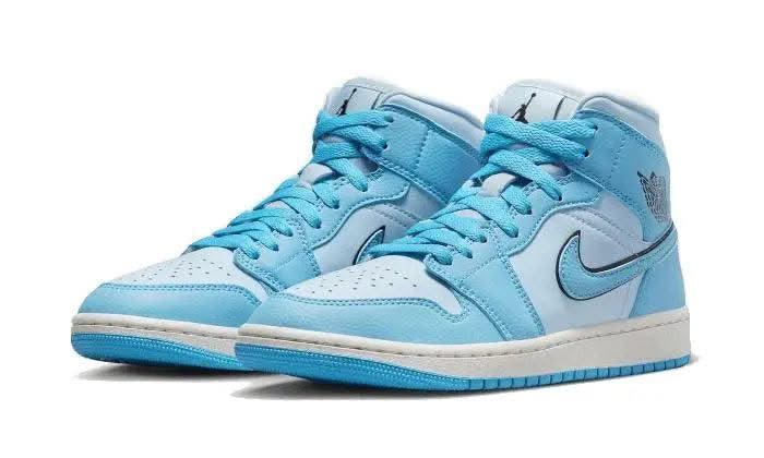 Air Jordan 1 Mid SE Ice Blue - MNR Sneakers
