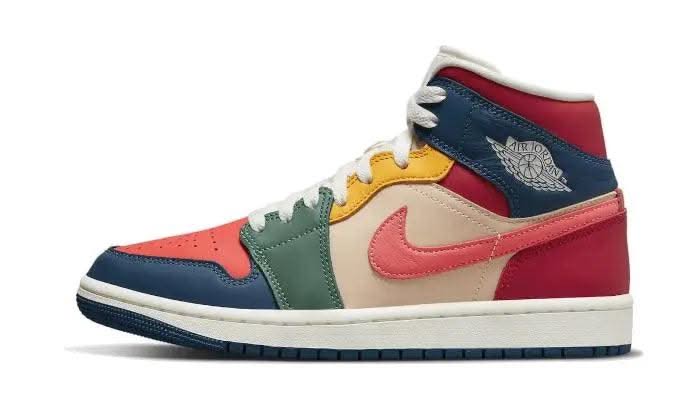 Air Jordan 1 Mid SE Multi-color - MNR Sneakers