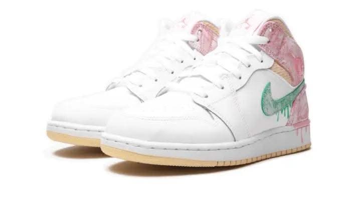 Air Jordan 1 Mid SE Paint Drip - MNR Sneakers