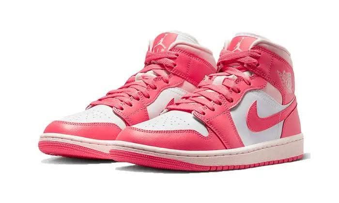 Air Jordan 1 Mid Strawberries And Cream - MNR Sneakers