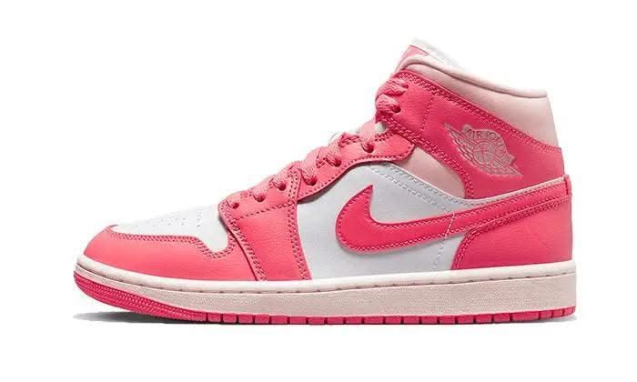 Air Jordan 1 Mid Strawberries And Cream - MNR Sneakers
