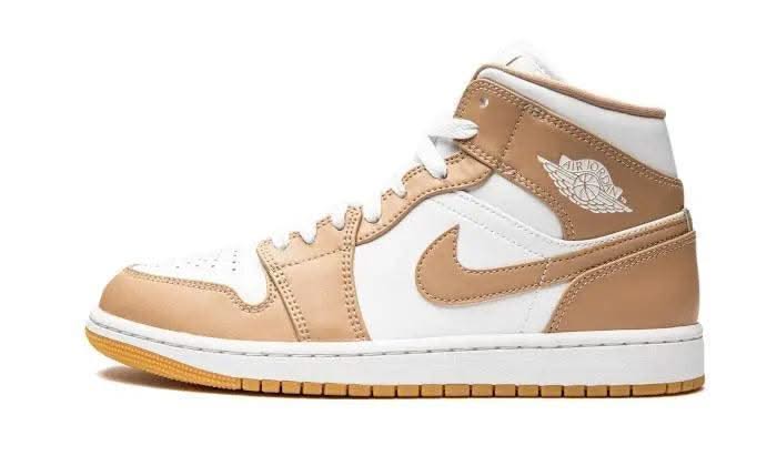 Air Jordan 1 Mid Tan Gum - MNR Sneakers