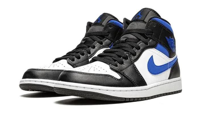 Air Jordan 1 Mid White Black Royal - MNR Sneakers