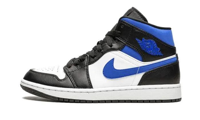 Air Jordan 1 Mid White Black Royal - MNR Sneakers
