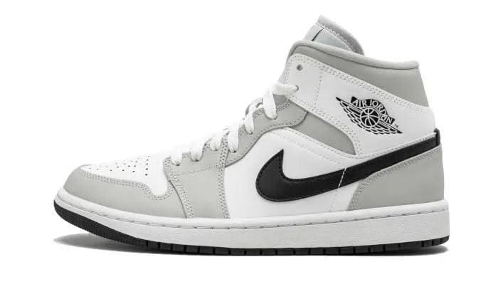 Air Jordan 1 Mid White Light Smoke Grey - MNR Sneakers