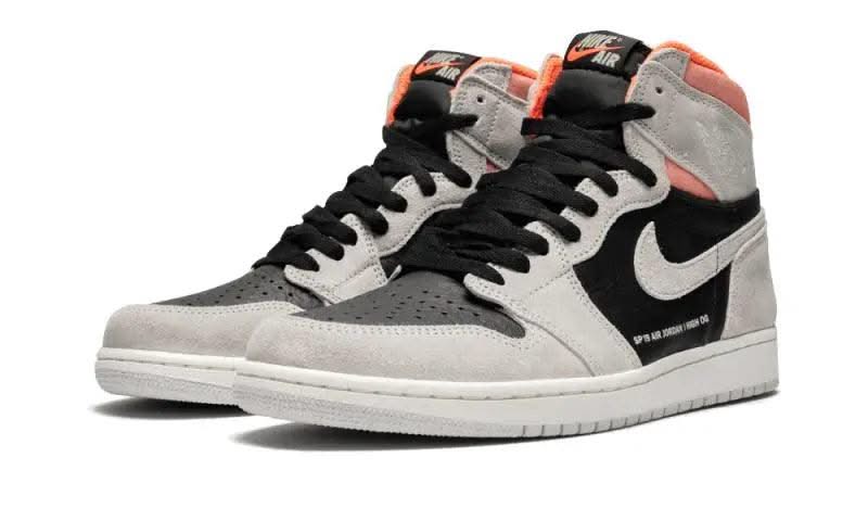 Air Jordan 1 Retro High Neutral Grey Hyper Crimson - MNR Sneakers
