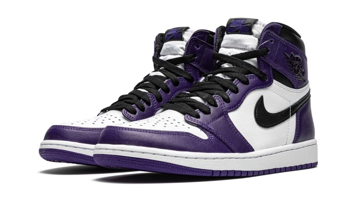 Air Jordan 1 Retro High OG Court Purple White - MNR Sneakers