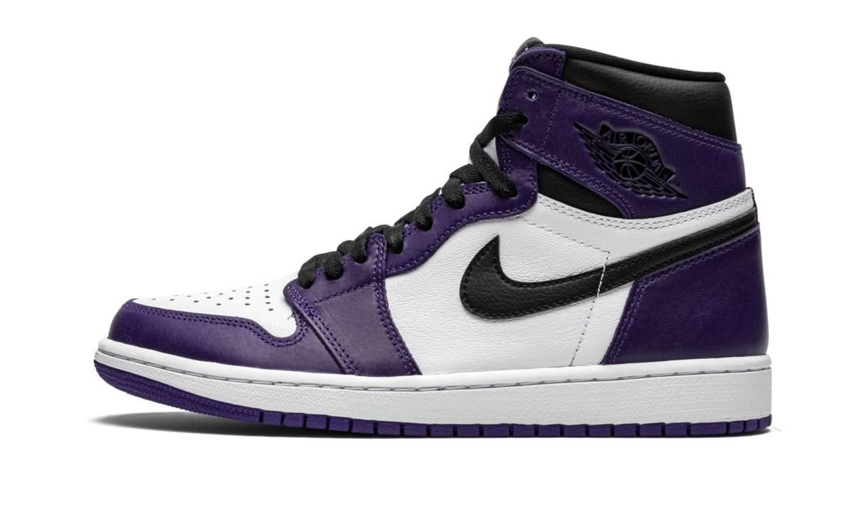 Air Jordan 1 Retro High OG Court Purple White - MNR Sneakers