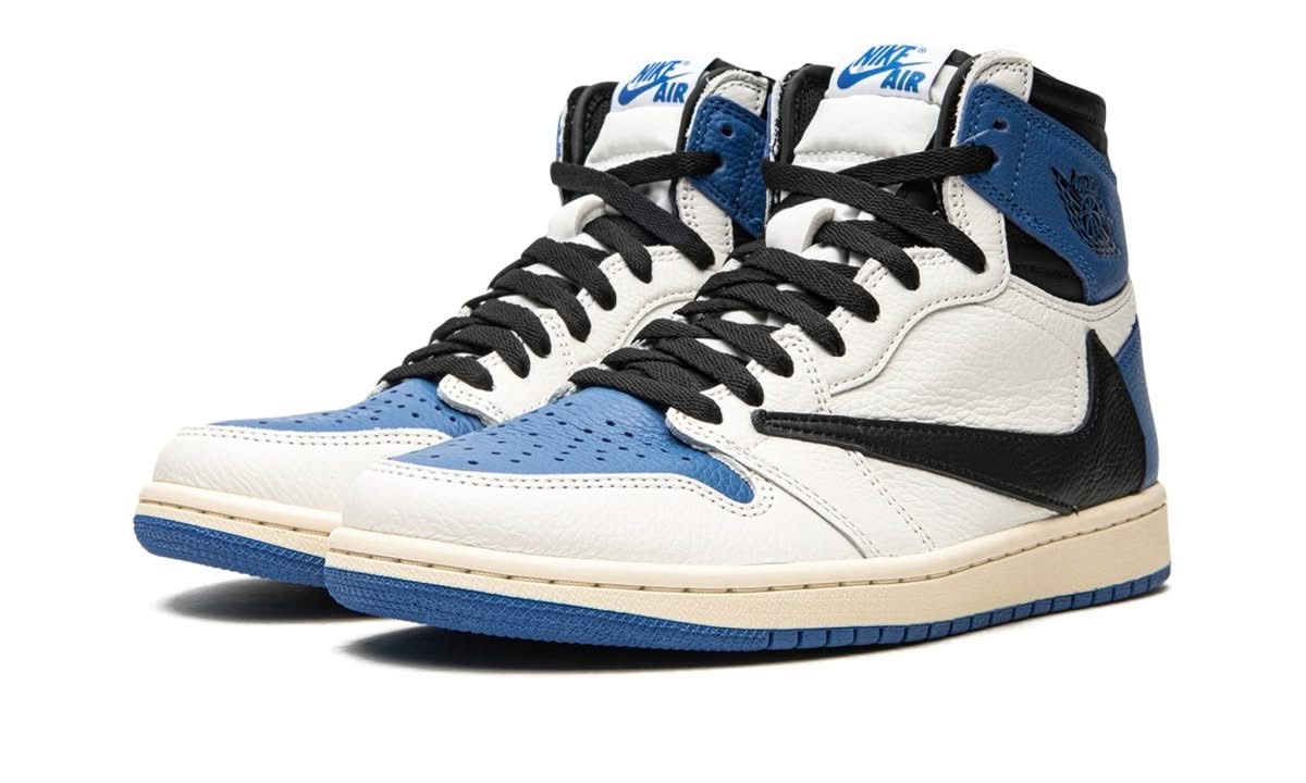 Air Jordan 1 Retro High OG SP Travis Scott Fragment Military Blue - MNR Sneakers