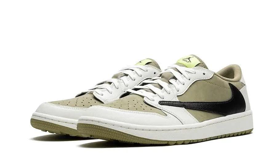 Air Jordan 1 Retro Low Golf Travis Scott Neutral Olive - MNR Sneakers