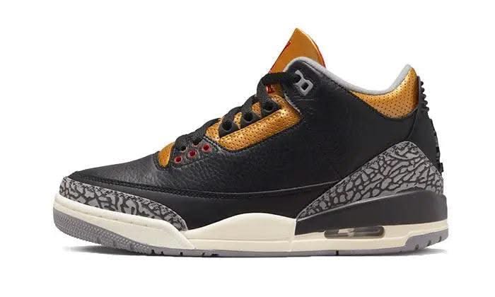 Air Jordan 3 Retro Black Cement Gold - MNR Sneakers