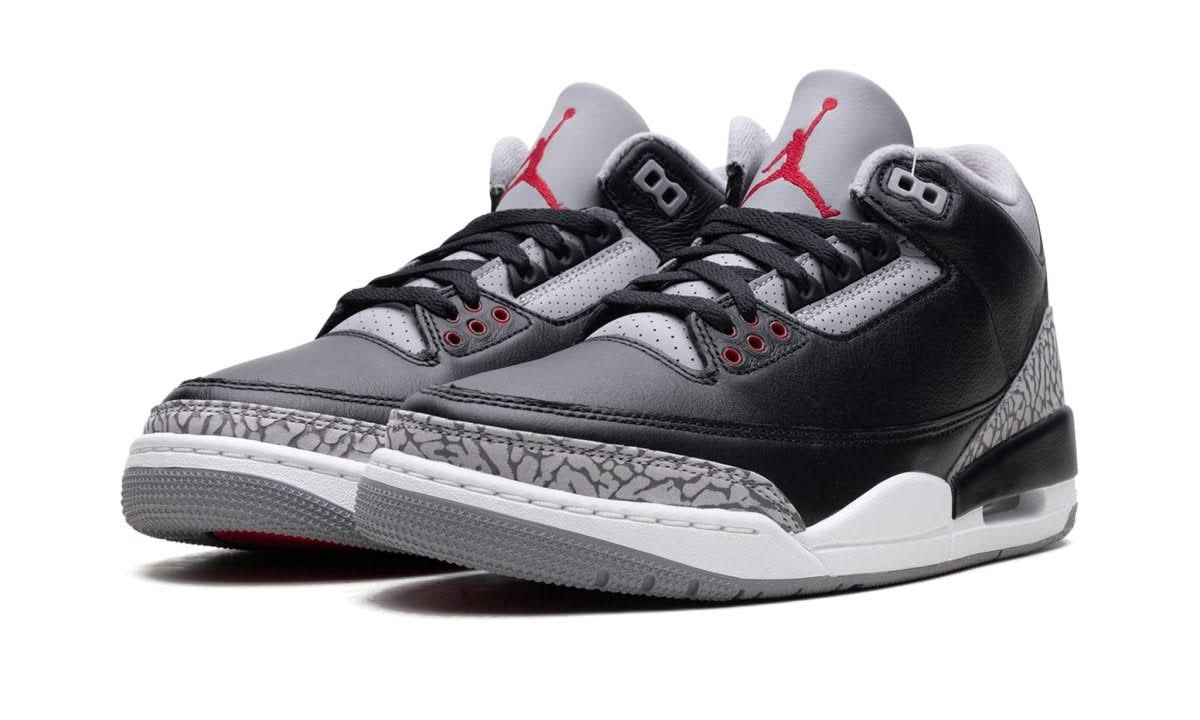 Air Jordan 3 Retro Black Cement Reimagined - MNR Sneakers