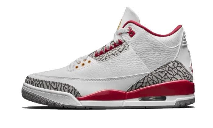 Air Jordan 3 Retro Cardinal Red - MNR Sneakers