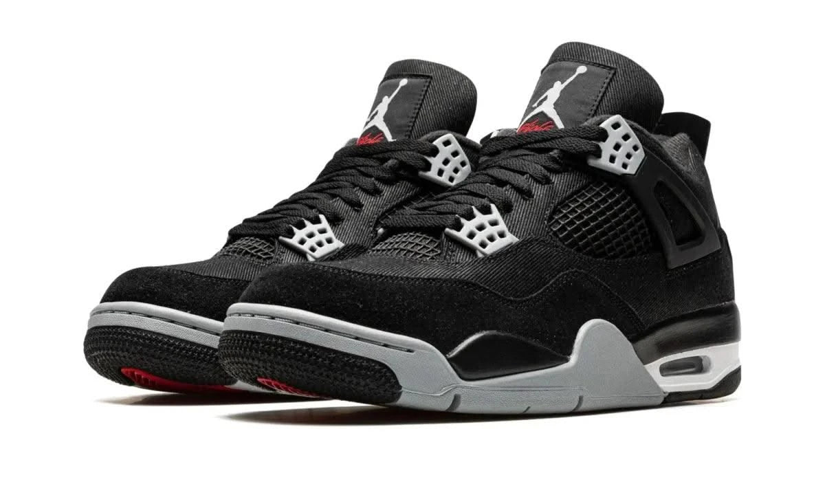 Air Jordan 4 Black Canvas - MNR Sneakers