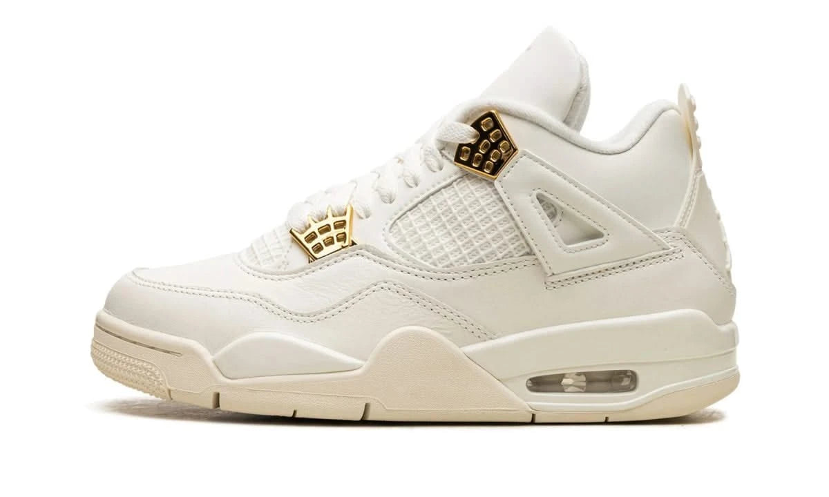 Air Jordan 4 Sail Metallic Gold - MNR Sneakers