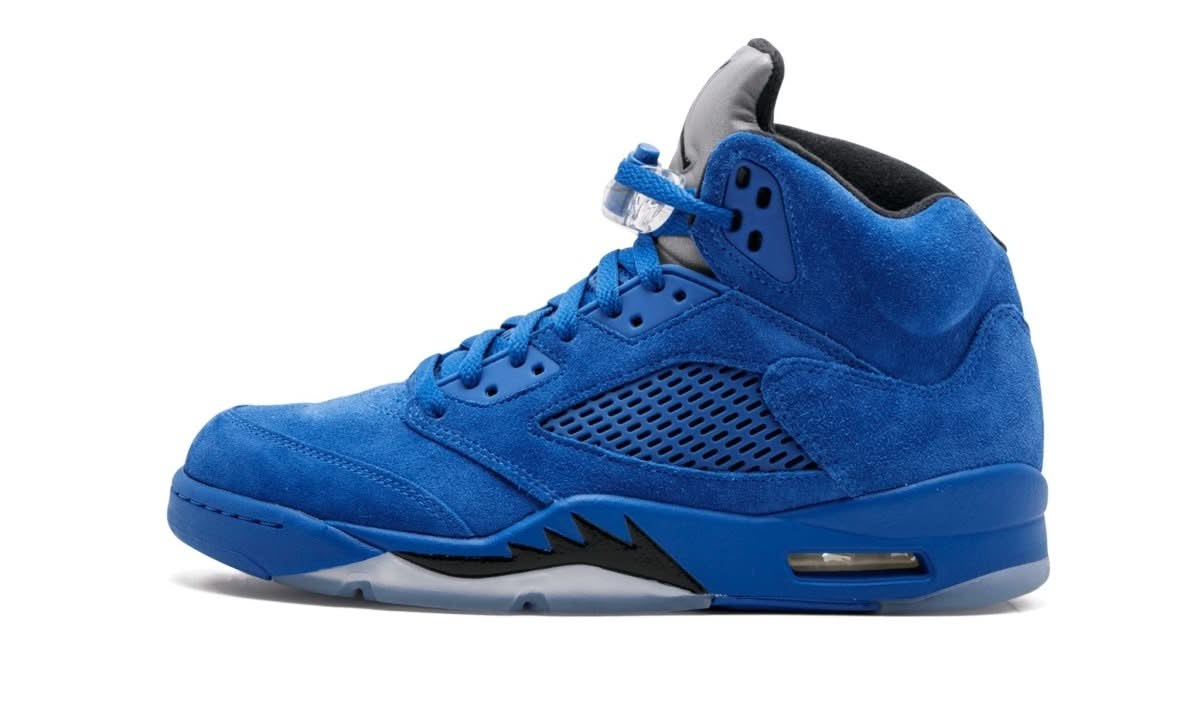 Air Jordan 5 Retro Blue Suede - MNR Sneakers