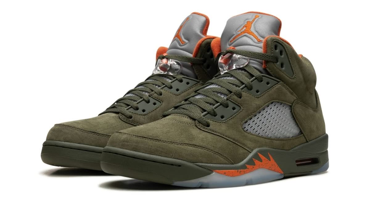Air Jordan 5 Retro Olive - MNR Sneakers