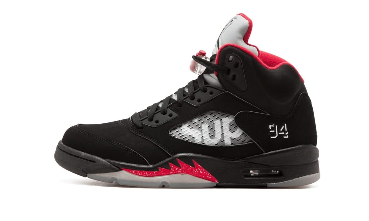 Air Jordan 5 Retro Supreme Black - MNR Sneakers