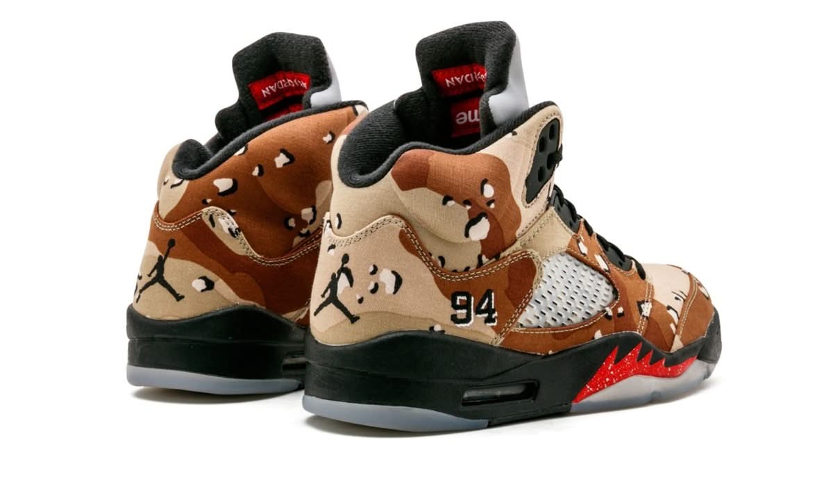 Air Jordan 5 Retro Supreme Desert Camo - MNR Sneakers
