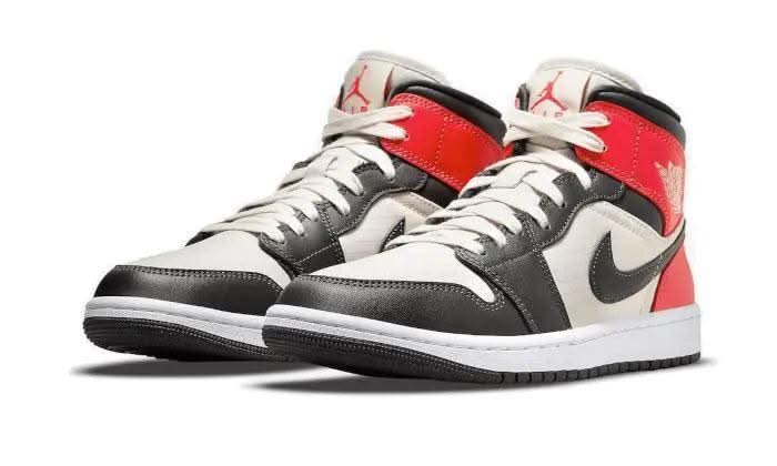 Air Jordan 1 Mid Light Orewood Brown - MNR Sneakers