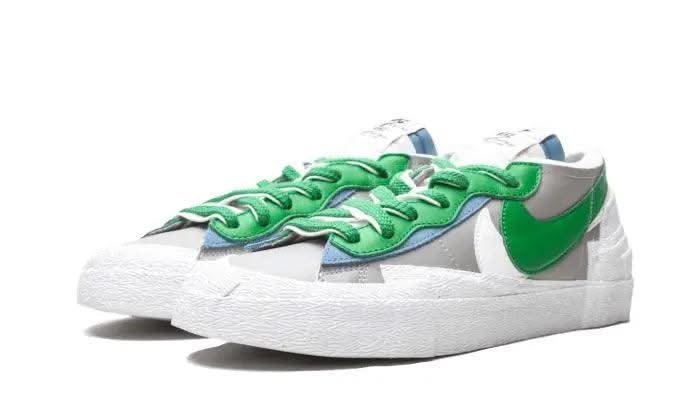 Blazer Low Sacai Medium Grey Classic Green - MNR Sneakers