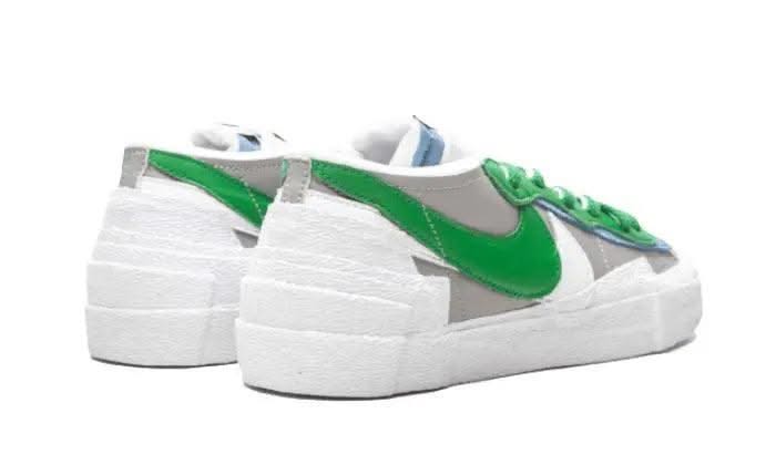 Blazer Low Sacai Medium Grey Classic Green - MNR Sneakers
