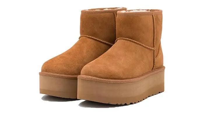 Classic Mini Platform Boot Chestnut - MNR Sneakers