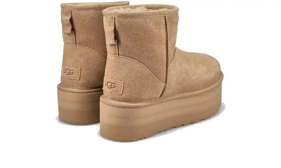Classic Mini Platform Boot Mustard Seed - MNR Sneakers