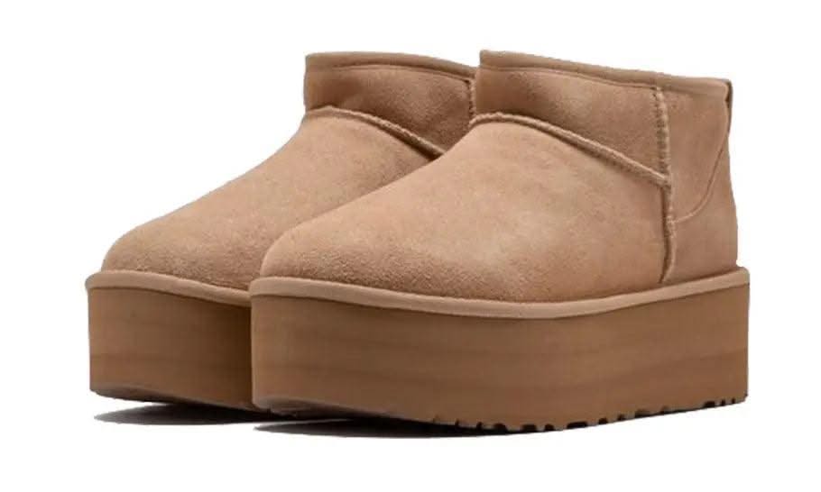 Classic Ultra Mini Platform Boot Sand - MNR Sneakers