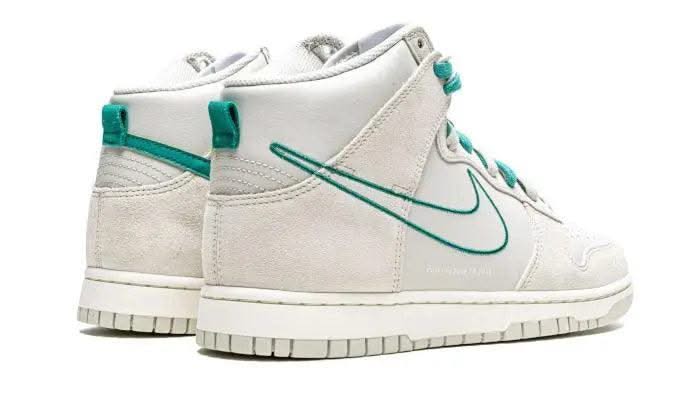 Dunk High First Use Light Bone Green Noise - MNR Sneakers