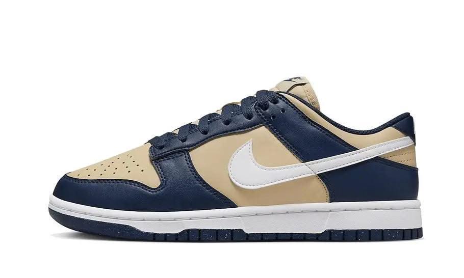 Dunk Low Next Nature Midnight Navy Gold - MNR Sneakers