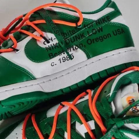 Dunk Low Off-White Pine Green - MNR Sneakers