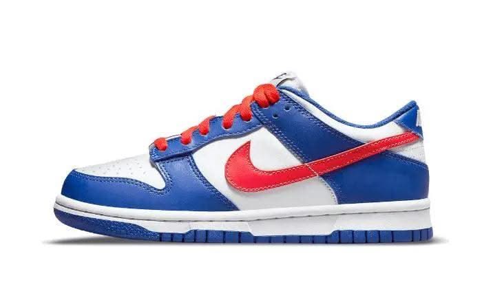 Dunk Low White Royal Red - MNR Sneakers