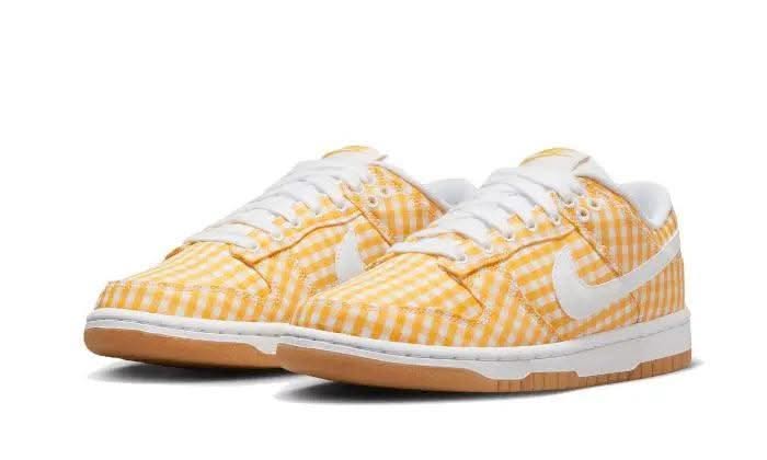 Dunk Low Yellow Gingham - MNR Sneakers