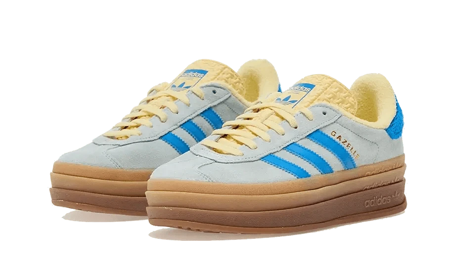 Gazelle Bold Almost Blue Yellow - MNR Sneakers