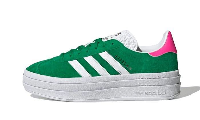 Gazelle Bold Green Lucid Pink - MNR Sneakers